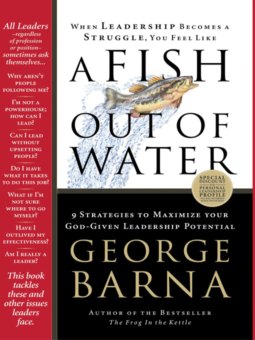Title details for A Fish Out of Water by George Barna - Available